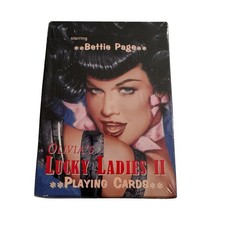Olivia's Lucky Ladies II Playing Cards BOX Bettie Page SEALED picture