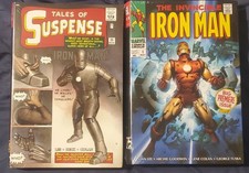Invincible Iron Man Omnibus Volume 1 (ADI GRANOV COVER DM VARIANT) and Volume 2 picture