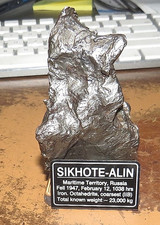 Sikhote-Alin Meteorite Shrapnel Authentic Iron Meteorite 306 gm RUSSIA .67 LBS picture