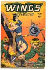 Wings #89 1948 - Fiction House -FR - Comic Book picture