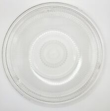 Vintage Jeannette Anniversary Clear Depression Cake Plate c1947-1975 12 1/2