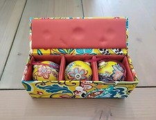 Vera Bradly Trio Ornaments Provençal RETIRED 2012 Rare New In Box picture