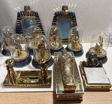 Vintage 1989 Franklin Mint Treasures of Tutankhamun 12 Piece Set picture