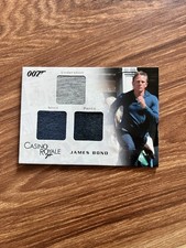 JAMES BOND AUTOGRAPHS RELICS Triple DANIEL CRAIG COSTUME /1200 Shirts & Pants picture