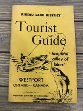 Vintage Westport Ontario Canada Rideau Lake District Tourist Guide Fishing picture