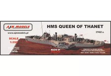 1/350 Scale HMS Queen of Thanet 1942 British Paddle Minesweeper Resin Kit picture