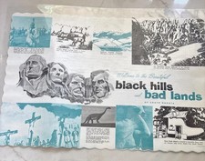 Paper Placemats Used In A Diner In The 1950S. Theme Of South Dakota picture