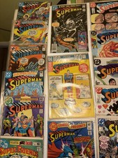 DC Comics Superman Mixed Lot Copper Age 1987 John Byrne Jerry Ordway picture