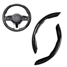 Universal Segmented Anti-slip Carbon Fiber Hard Car Steering Wheel Cover picture