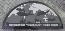 Op Highmast 2025 RNAS & RAF Prince of Wales R09 F35 Merlin Wildcat 3D PVC Patch picture