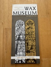 Vintage Biblical & Historical Wax Museum Salt Lake City Utah Travel Map Brochure picture