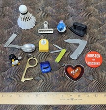 Junk Drawer Lot Vintage Thermos Victorinox Trinkets Knives Random picture
