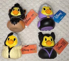 Disney Villains Rubber Ducks Cruella Scar Ursula Maleficent NEW  4pc Halloween  picture