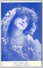 Evelyn Nesbit Thaw Blue Tint Portrait a Hearts Appeal 1910s picture