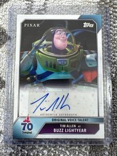 2025 Topps Disney 70th Anniversary Buzz Lightyear/Tim Allen Auto picture