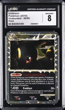 2010 POKÉMON UNDAUNTED HOLO #86/90 UMBREON CGC 8 picture