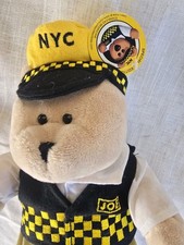 Starbucks Teddy Bear NYC Taxicab Co Special Ed 2005 Joe Cab Driver NEW picture