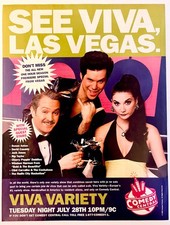 Comedy Central Viva Variety Las Vegas 1998 TV Show Magazine Print Ad Promo picture