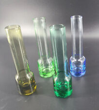 Circleware Crystal Liqueur Shooters Hand Blown Rainbow Colors 6” T Set of 4 EUC picture