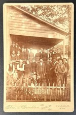 Cullen Alabama Cabinet Card Photo  Family Reunion Theodore Von Gerichten Antique picture