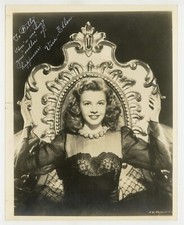 Vera Ellen 1945 Signed Inscribed 8x10 Actress Dancer Photo Portrait J14155 picture