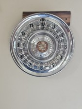 Vintage 1958 Cadillac Hubcap Wall Clock Motor Car Division Garage Man Cave Sign picture