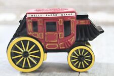 WELLS FARGO STAGE COACH METAL CAST IRON COIN BANK SAN FRANCISCO Piggy picture