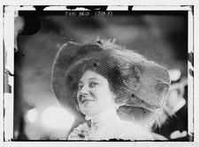 Photo:Anna Held Portrait in Large Hat Bain Photo picture