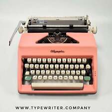 Olympia SM8/9 Pink Typewriter, Vintage, Mint Condition, Manual Portable, picture