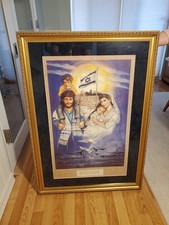 LOOK Large Judaica/Hebrew Roots/Messianic painting Signed Andy Davenport 1991 picture