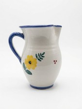 Vintage C.A.S. Vietri Inc. Italian Ceramic Floral Pitcher picture