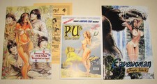 Cavewoman Jungle Tales 2, 3 Blonde Medusa (w/COA), P-U's From Budd, Mature picture