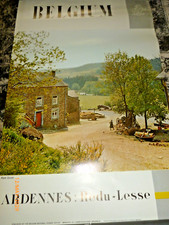 Vintage Belgium Travel Poster Ardennes Redu-Lesse Cussac Belgian Tourist Office picture