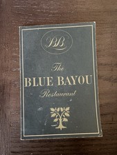 RARE Disneyland Blue Bayou Restaurant 1967 Menu 6.5