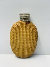 VINTAGE E.D. Depose Woven Rattan Perfume Bottle RARE picture