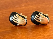 Schiaparelli Cuff Link Set For Clothing Signed picture