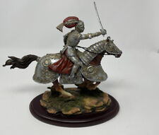 Design Toscano Medieval Charging Knight and Horse Sculpture 9.5