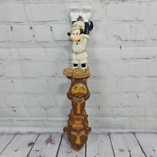 Vintage Disney Animal Kingdom Mickey Mouse Totem Pole Back Scratcher 15” picture
