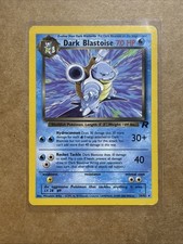 Dark Blastoise 20/82 - Pokemon Team Rocket - RAW - Comes W/ Sleeve & Top-loader picture