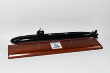 USS Baltimore (SSN-704) Flt I Submarine Model,Navy,Scale Model,Mahogany,20 picture