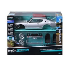 200-329 1 24 Assembly Line 1973 Nissan Skyline Gt-R Kpgc110 Silver Collection Mi picture