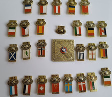 USSR Set Badge EUROPEAN CHAMPIONSHIPS JUNIOR FOOTBALL SOCCER 1984  picture