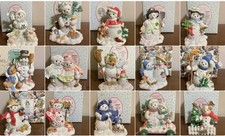 Enesco Cherished Teddies Snowbears Figurines - New picture