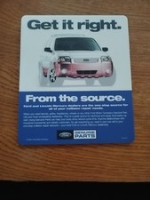 Ford Genuine Vintage Dealership Mousepad  New Old Stock. picture