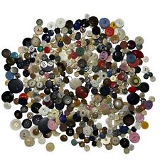 MIXED LOT OF VINTAGE ESTATE BUTTONS 10.8 Oz. Lot #1 picture