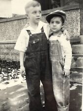 VH Photo Boys Embrace Hug Friends Brothers 1940s picture