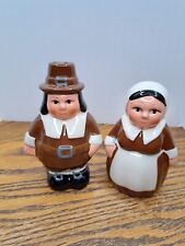 Pilgrim S & P Shakers Porcelain For Thanksgiving picture