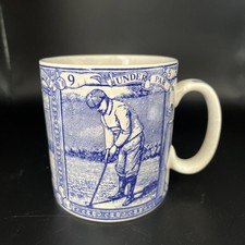 Spode The Blue Room Collection Golfer Mug Made In England 3 1/8