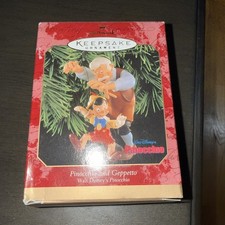 Vtg 1999 Hallmark Pinocchio And Geppetto Ornament Walt Disney's Pinocchio picture