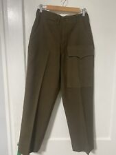 Vintage Wool 50s Military Map Pocket 1950s Pants Trousers Size 29 - 29 picture
